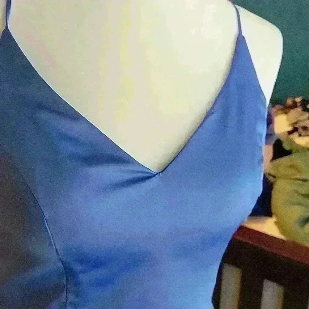 B Darlin Light Blue Mini Dress - Picture 8 of 8